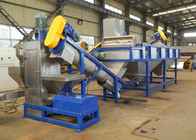 High Efficient Plastic Washing Recycling Machine With Multiple Hot Washing Tanks